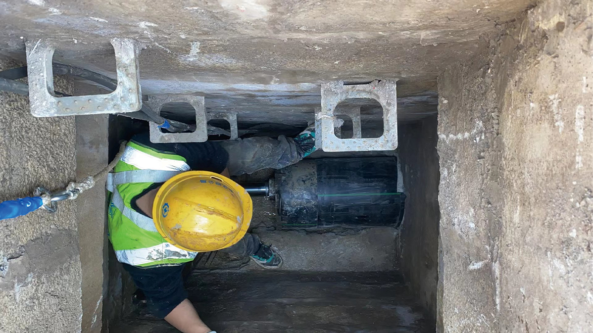 邗江HDPE短管内衬法